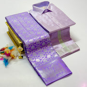 Premium Pattu Couple Combo Set – Design 2