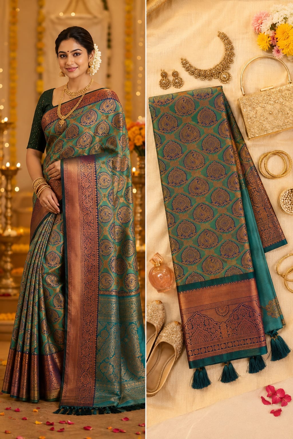 Mayil Kanchi Pattu Sarees