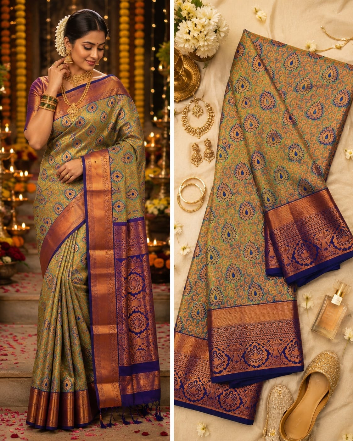 Mayil Kanchi Bridal Pattu Sarees
