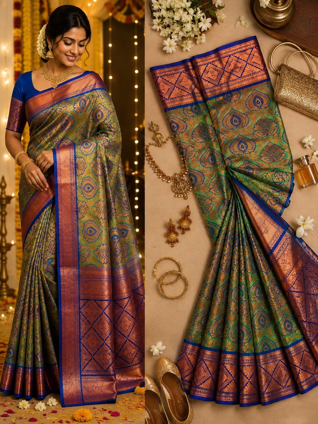 Mayil Kanchi Pattu Sarees