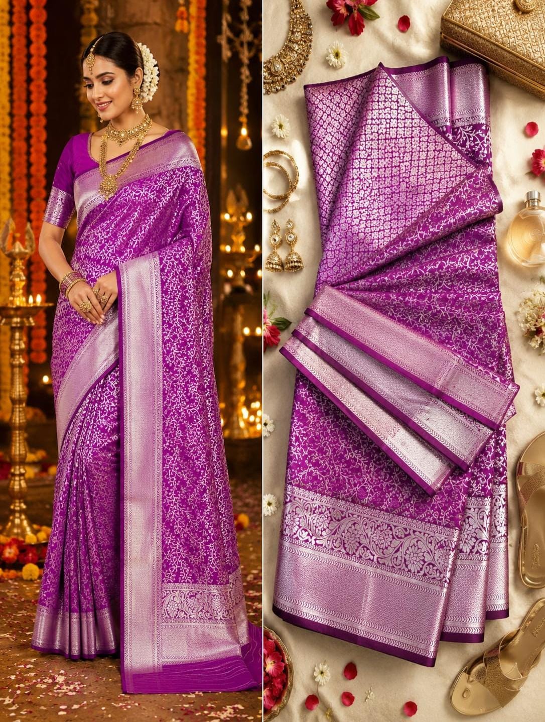 Kanchi Semi Pattu Sarees