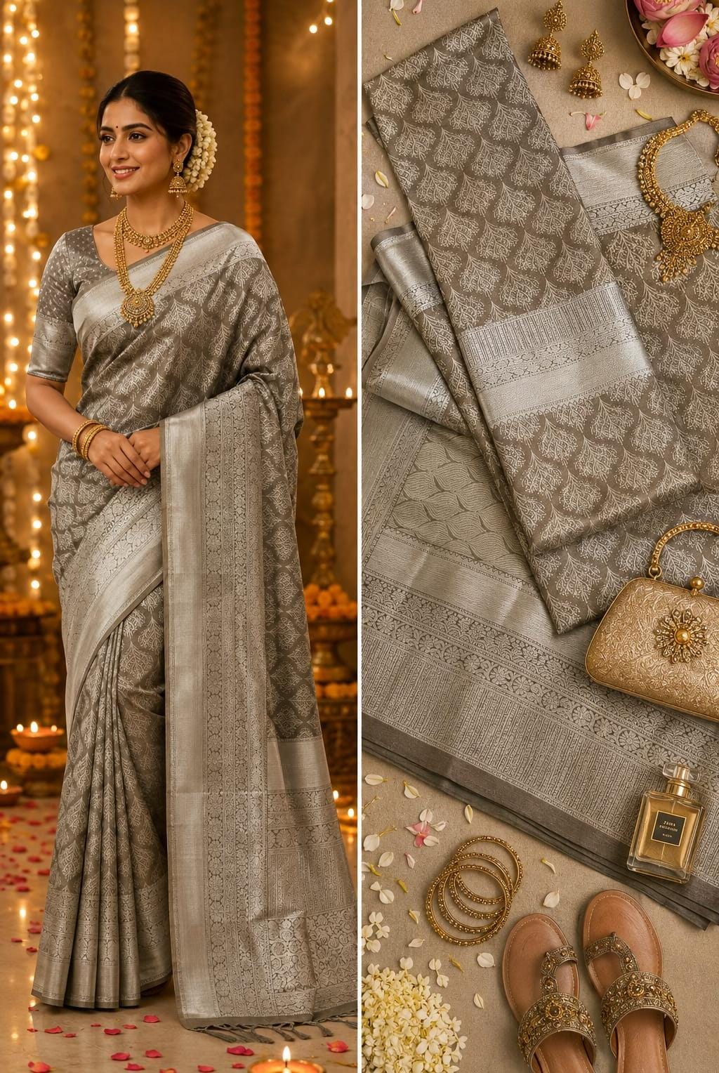 Kanchi Semi Pattu Sarees