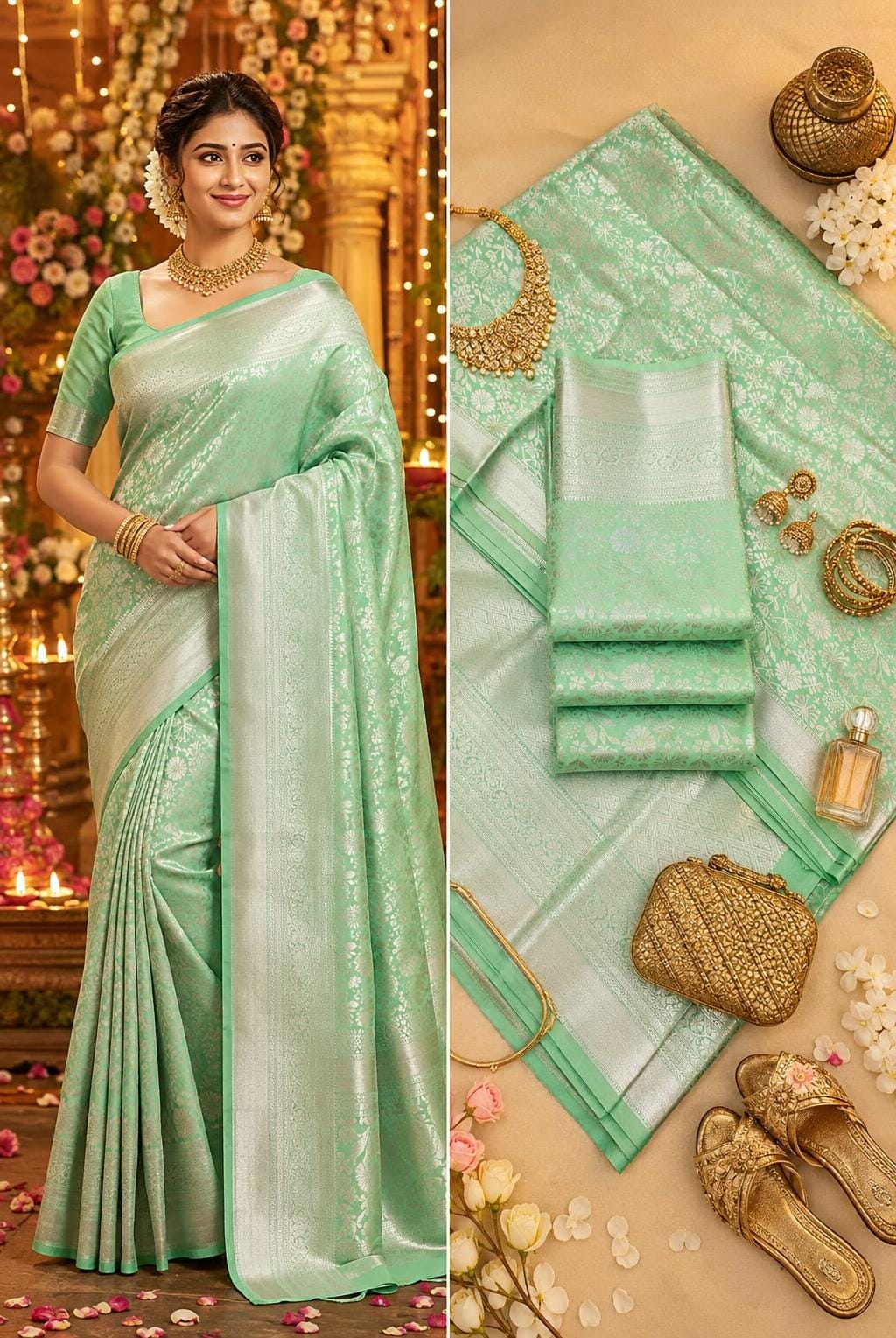Kanchi Semi Pattu Sarees