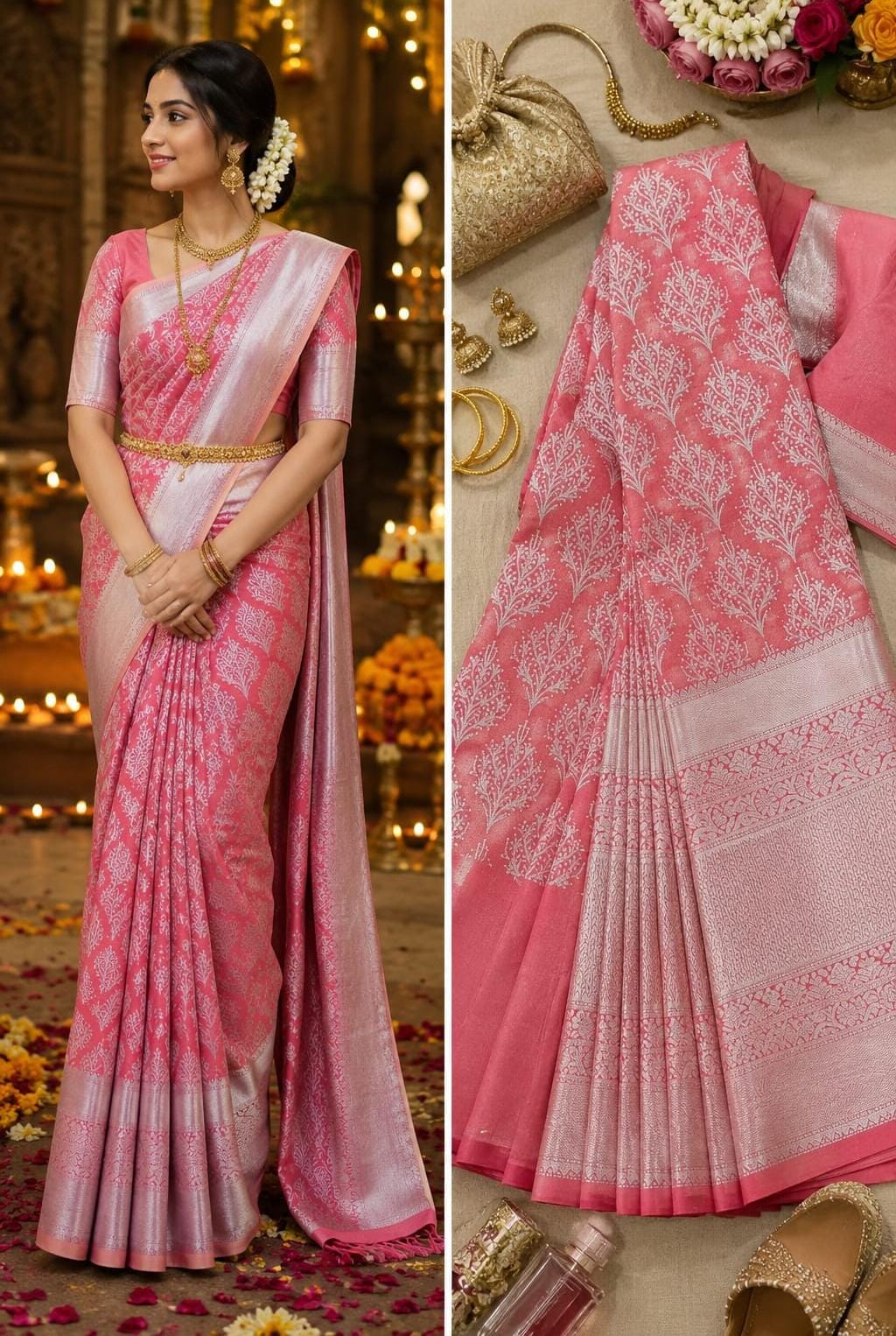 Kanchi Semi Pattu Sarees