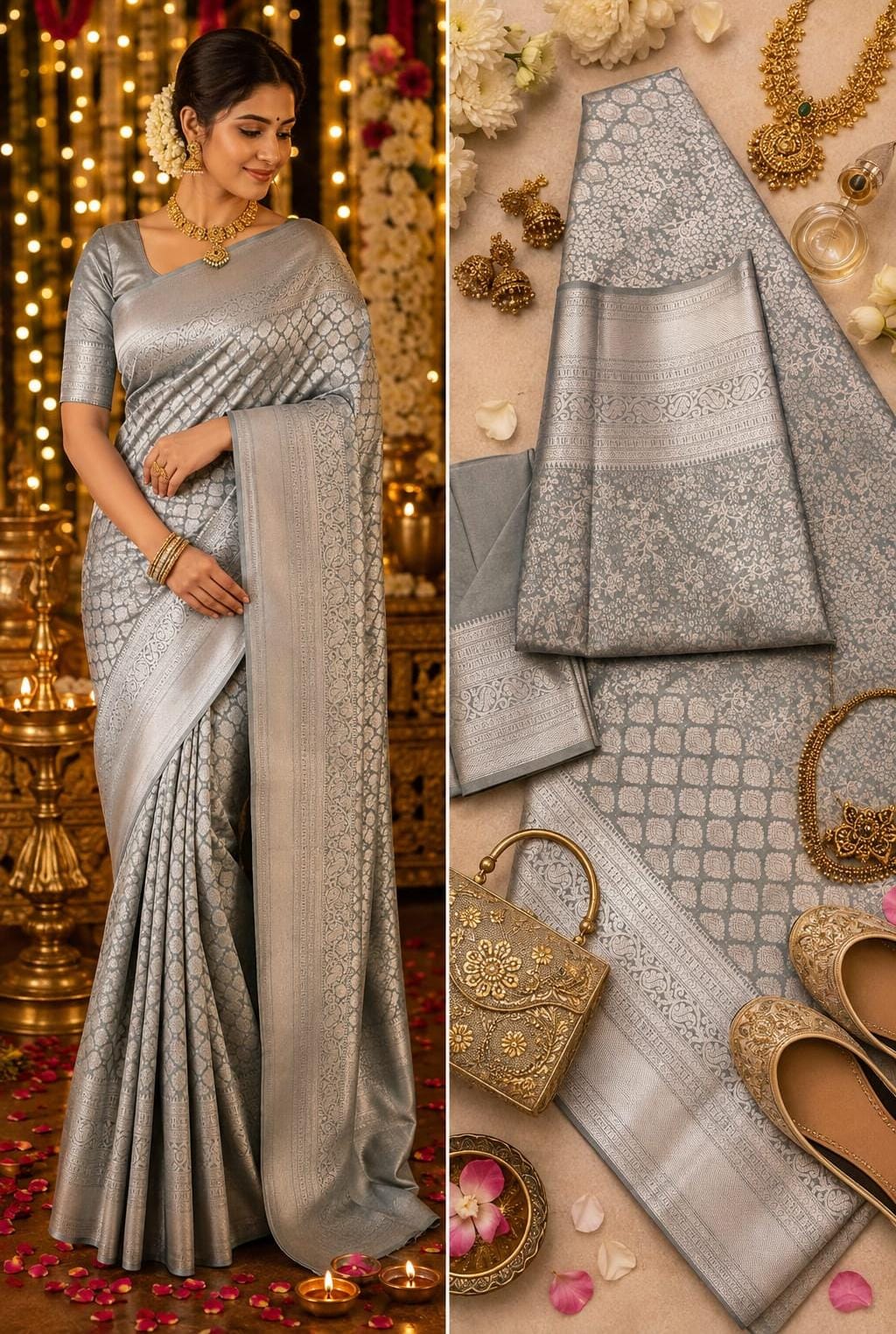 Kanchi Semi Pattu Sarees