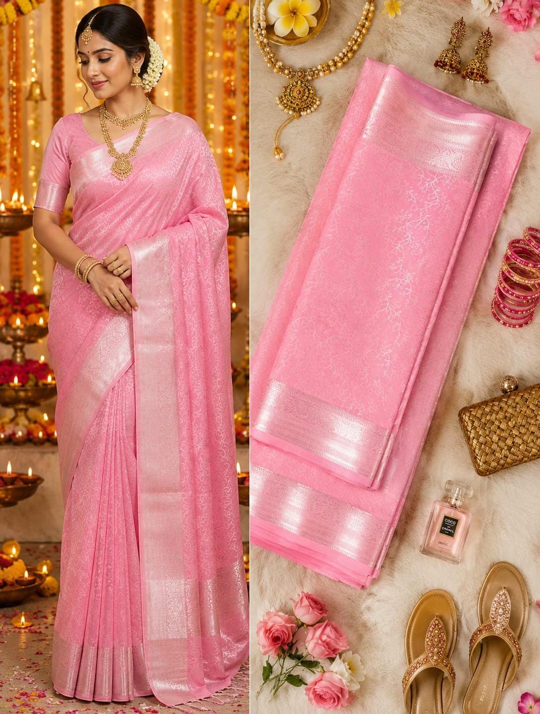 Kanchi Semi Pattu Sarees