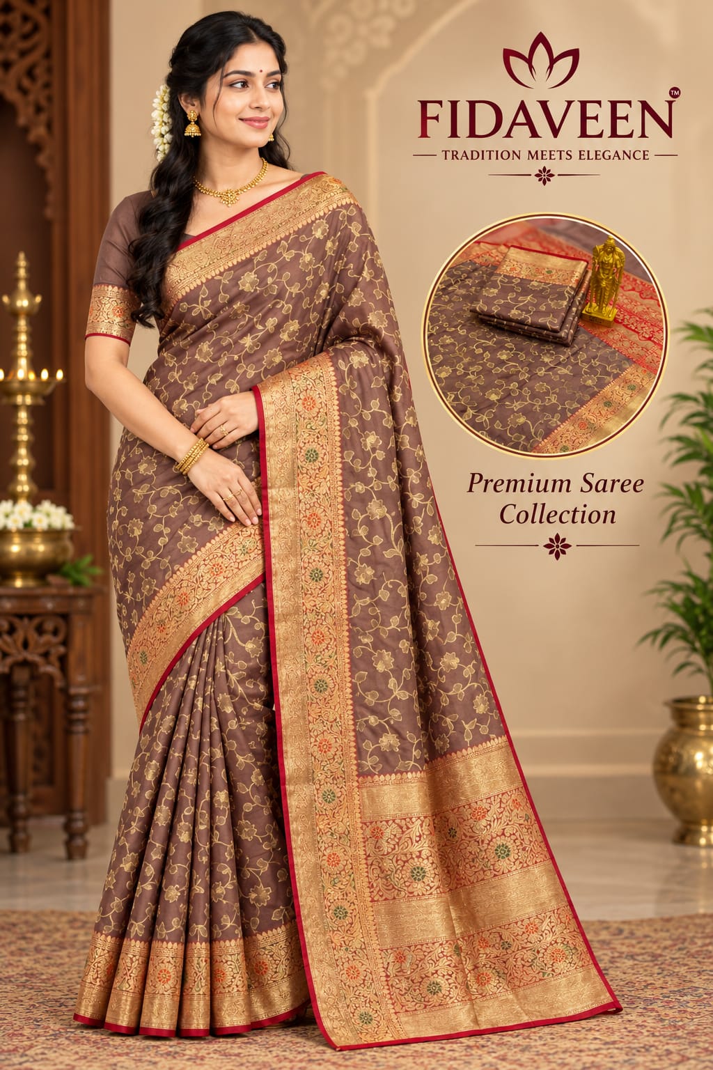 Premium Banarasi Tissue Silk Sarees