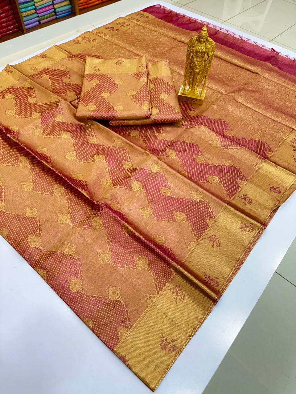 Premium Banarasi Tissue Silk Sarees
