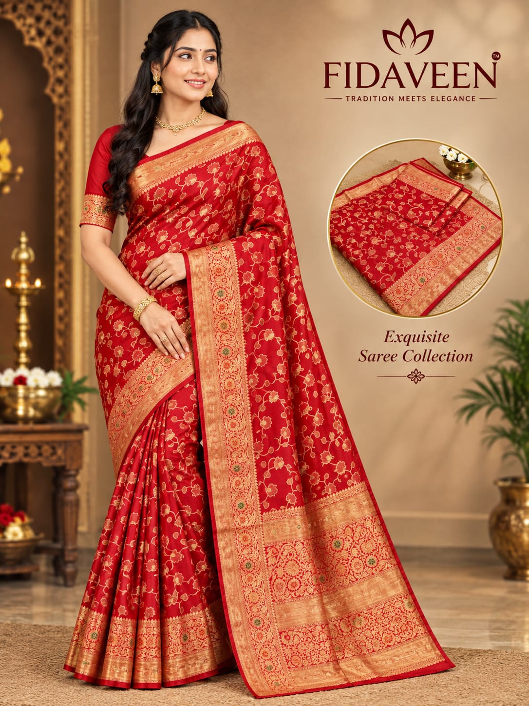 Premium Banarasi Tissue Silk Sarees