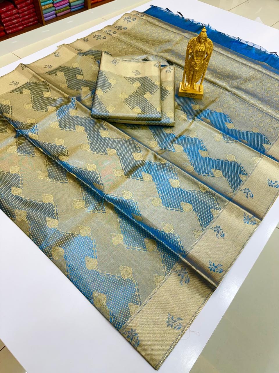 Premium Banarasi Tissue Silk Sarees