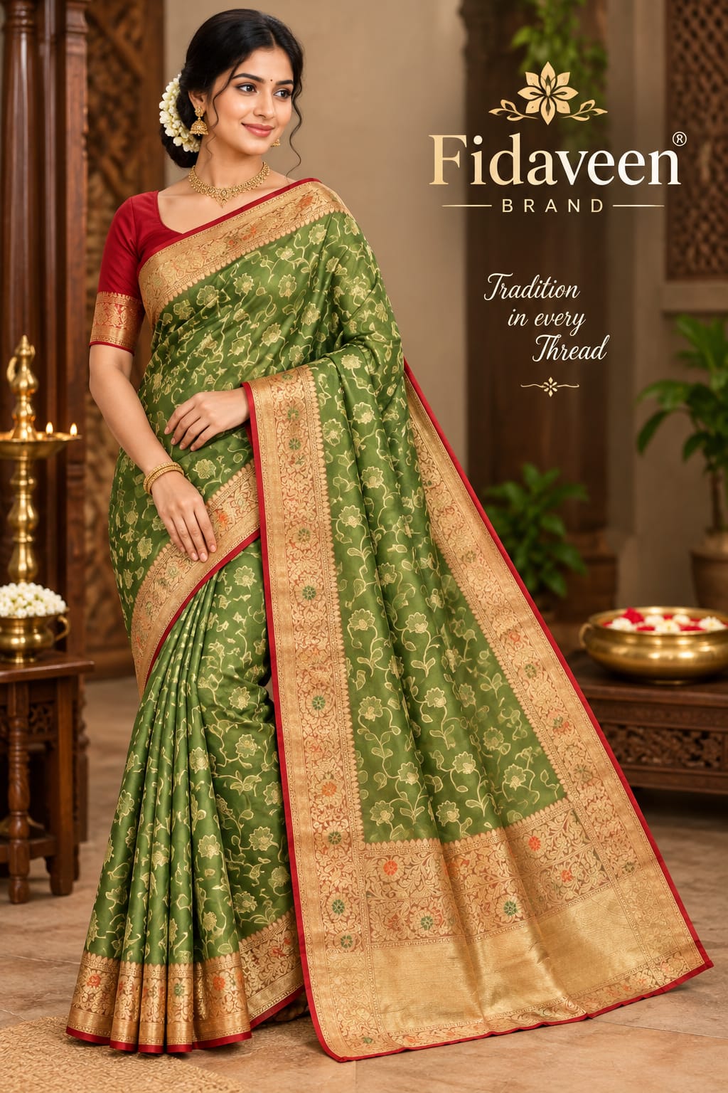 Premium Banarasi Tissue Silk Sarees