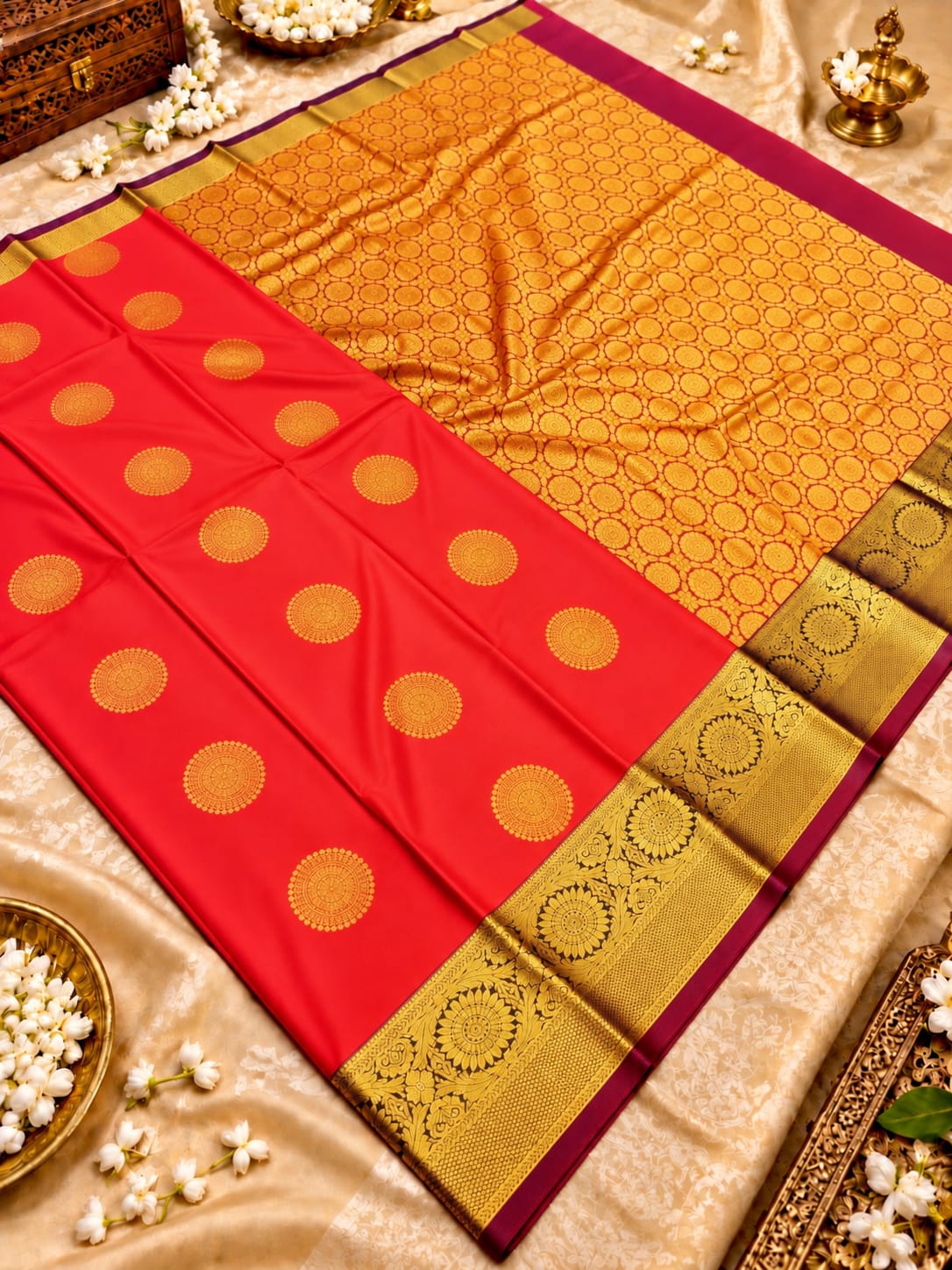 Kanchi Wedding Soft Silk Sarees