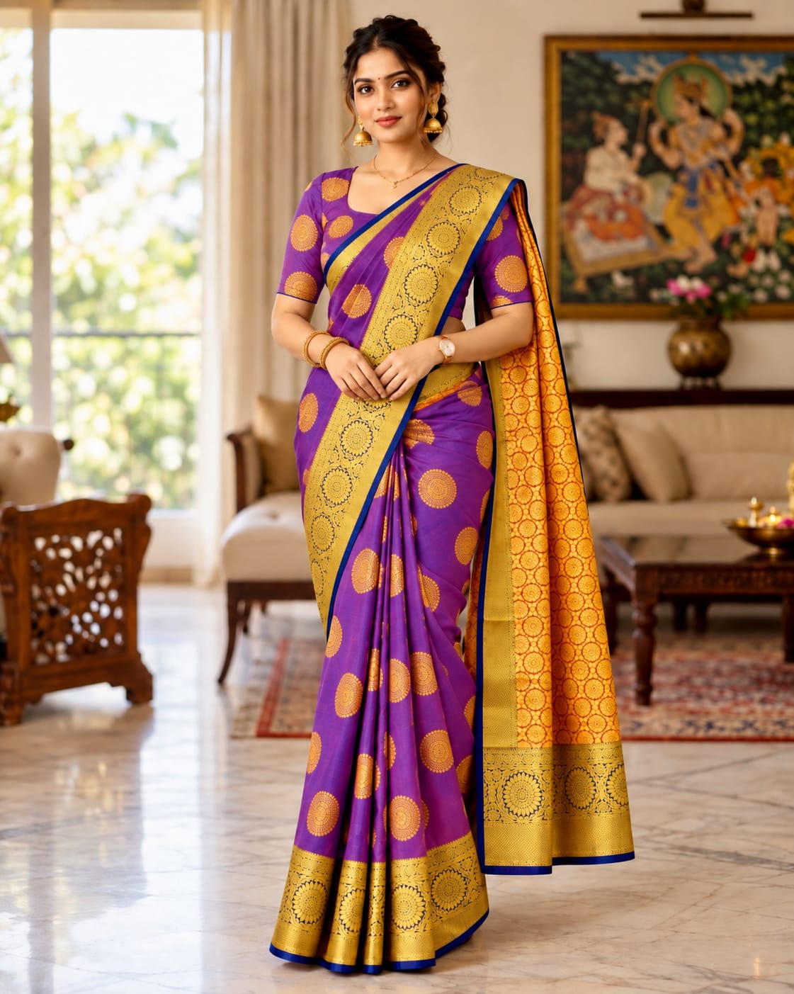 Kanchi Wedding Soft Silk Sarees