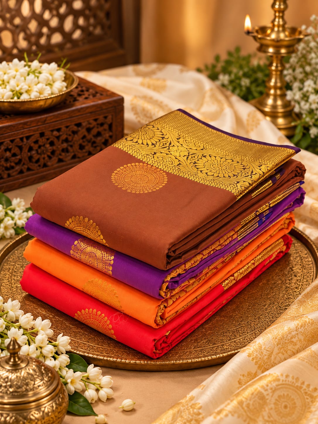 Kanchi Wedding Soft Silk Sarees