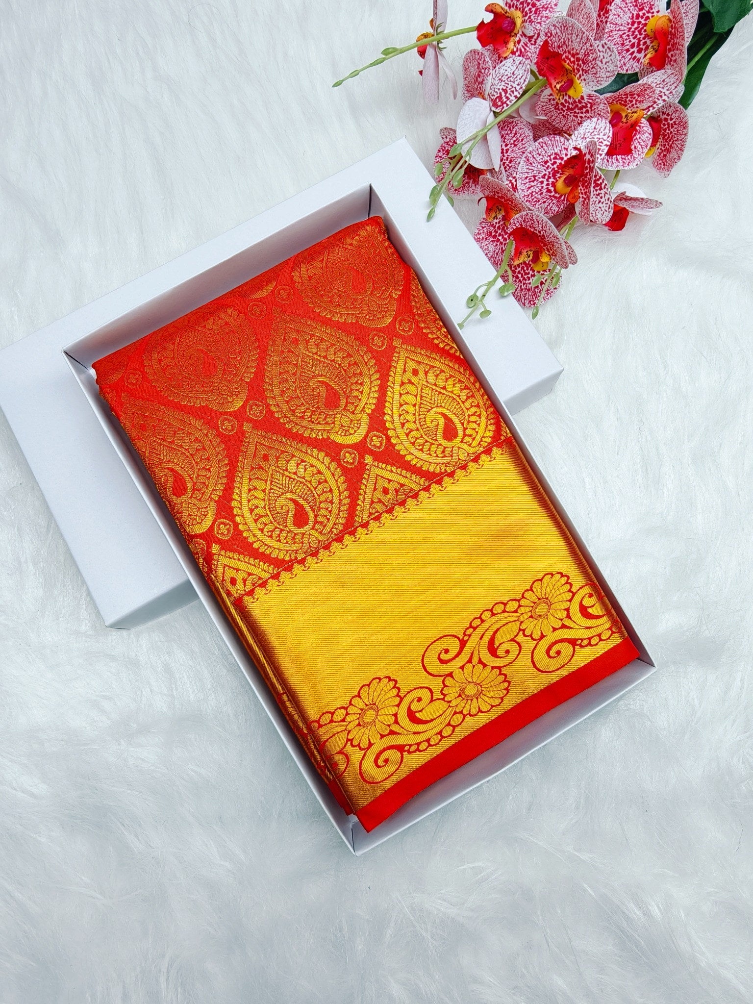 Kanchi Red Bridal Pattu Saree - product image 2