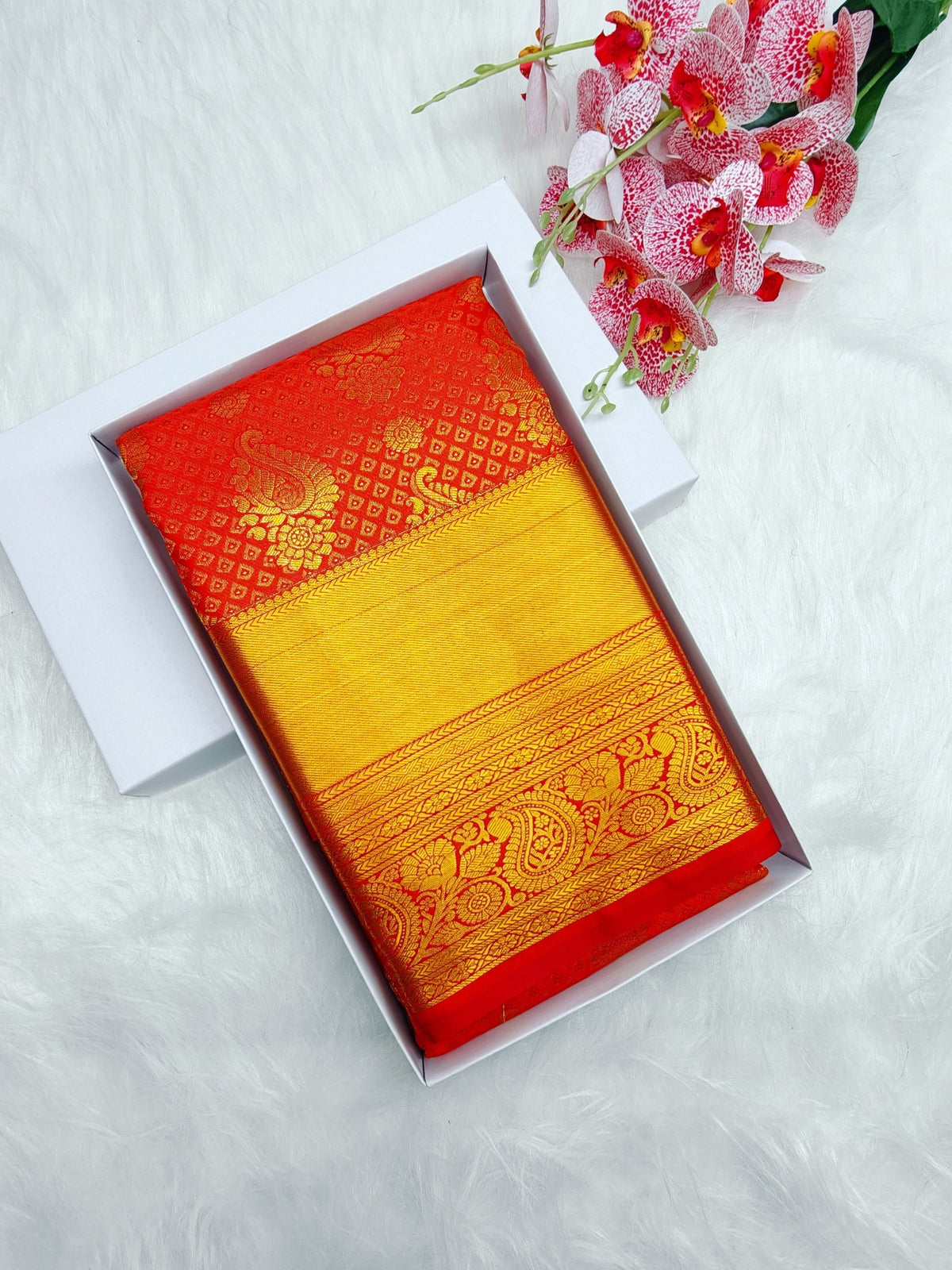 Kanchi Red Bridal Pattu Saree - product image 3
