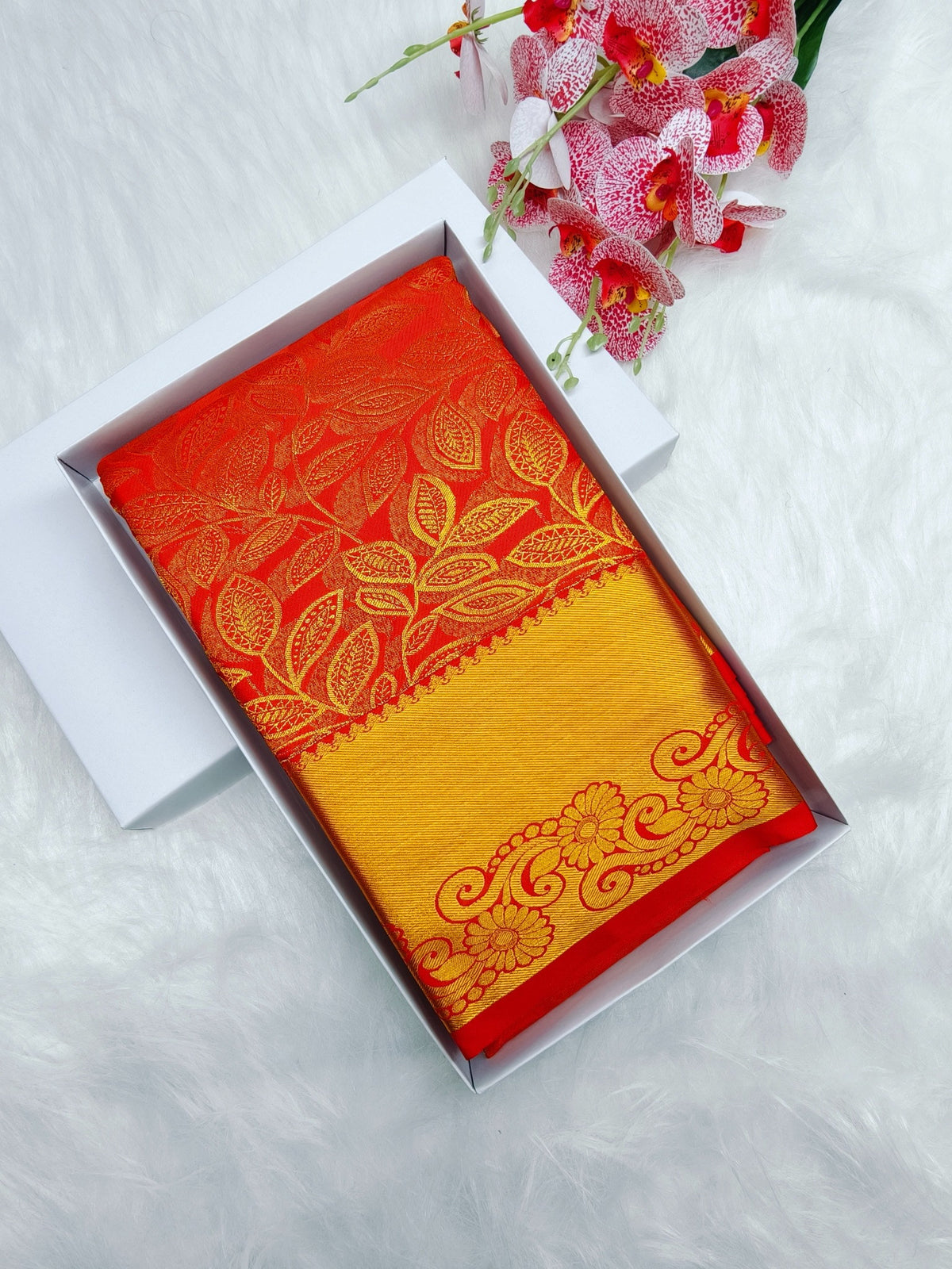 Kanchi Red Bridal Pattu Saree - product image 4