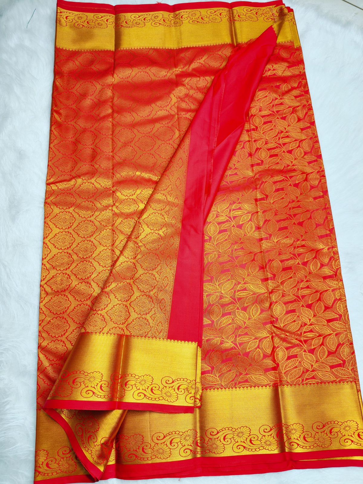Kanchi Red Bridal Pattu Saree - product image 8