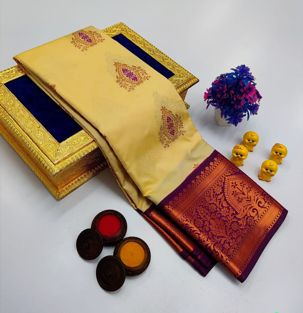 LEGACY – Korvai Kottanchi Meena Work Premium Soft Silk Saree
