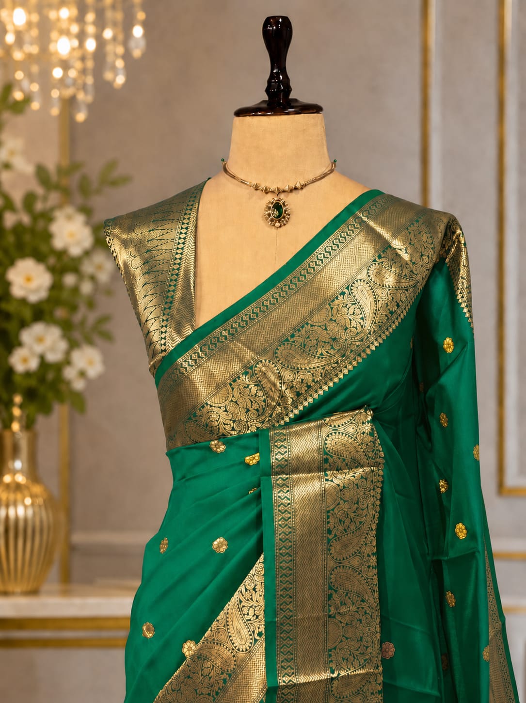 Premium Banarasi Katan Soft Silk Saree - Blush Pink