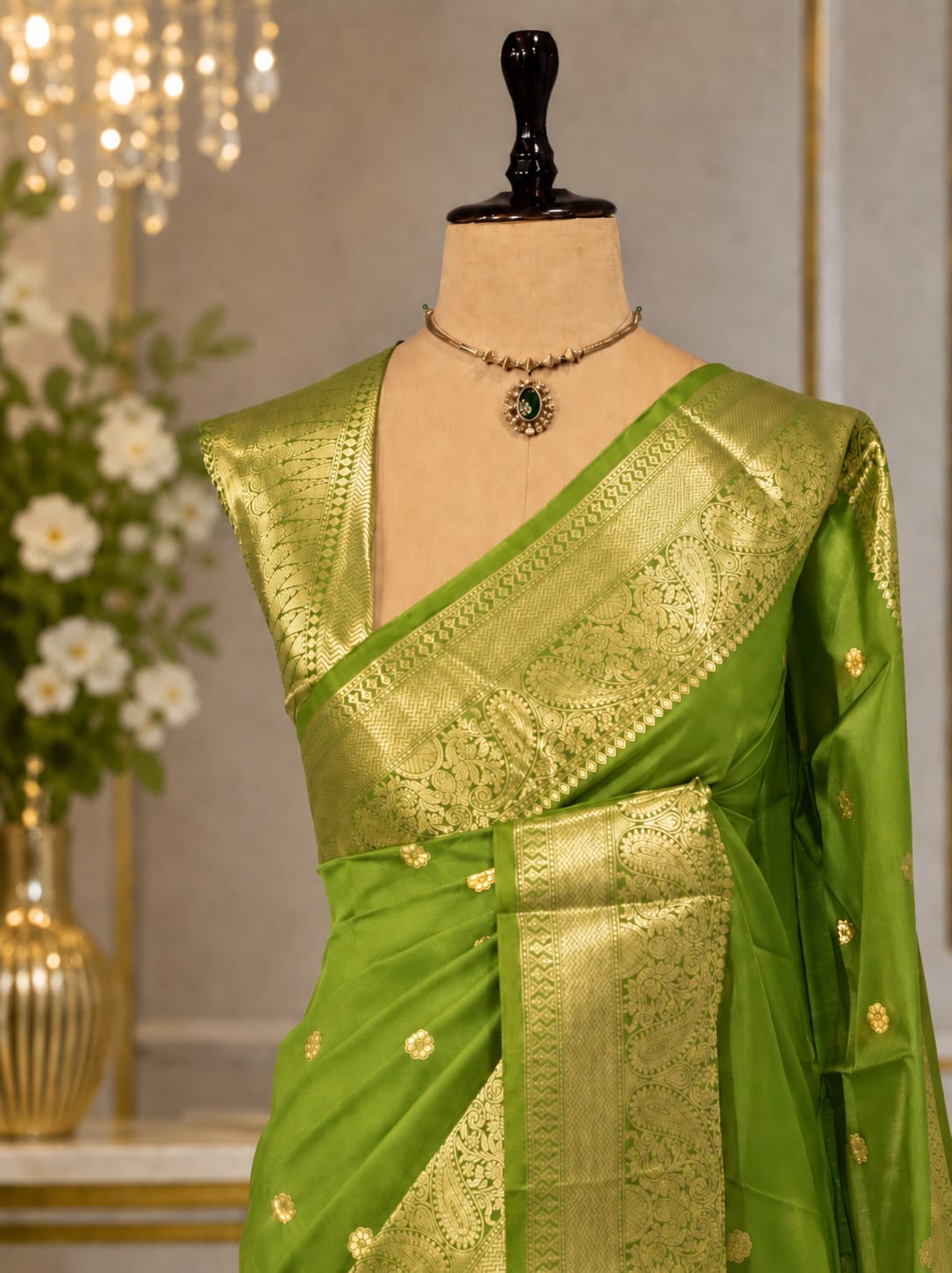Premium Banarasi Katan Soft Silk Saree - Red