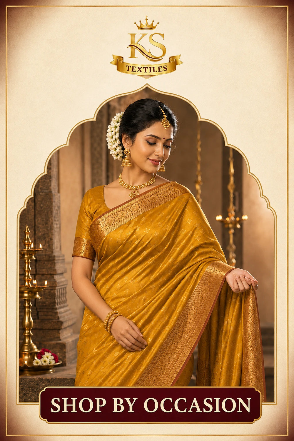 Traditional sarees selected for weddings and celebrations