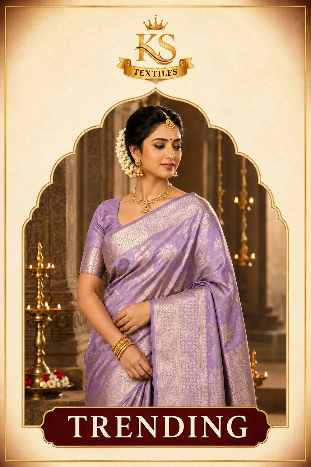 Trending traditional sarees from KS Textiles