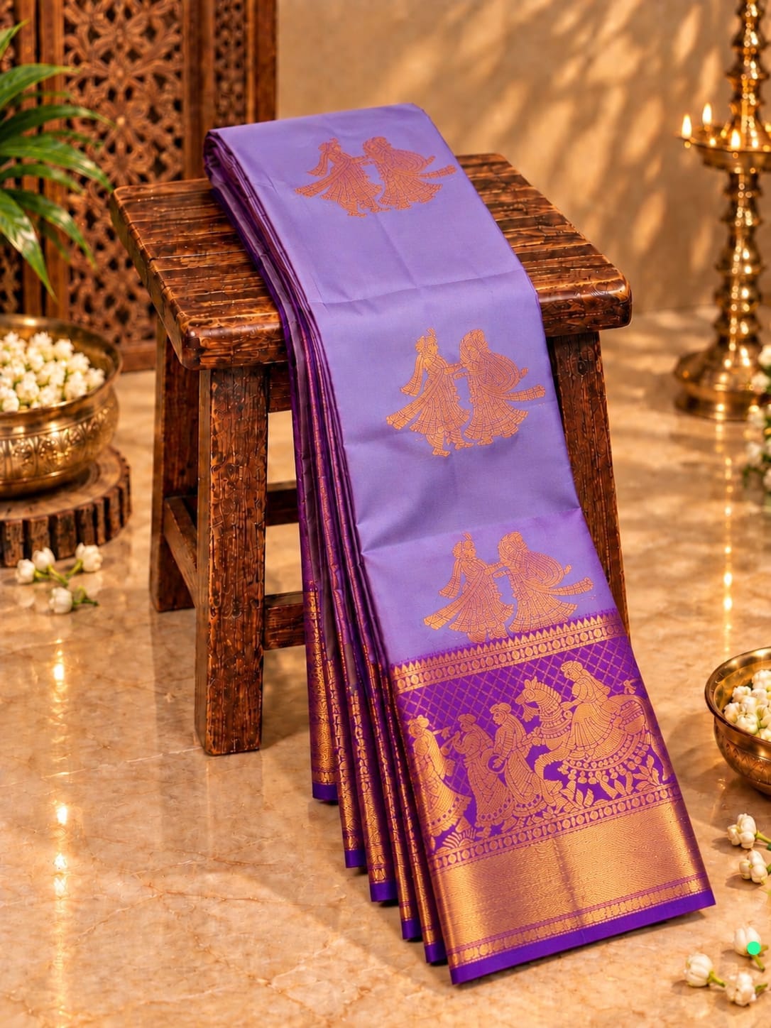 Pallaku Design Kanchi Premium Soft Silk Sarees