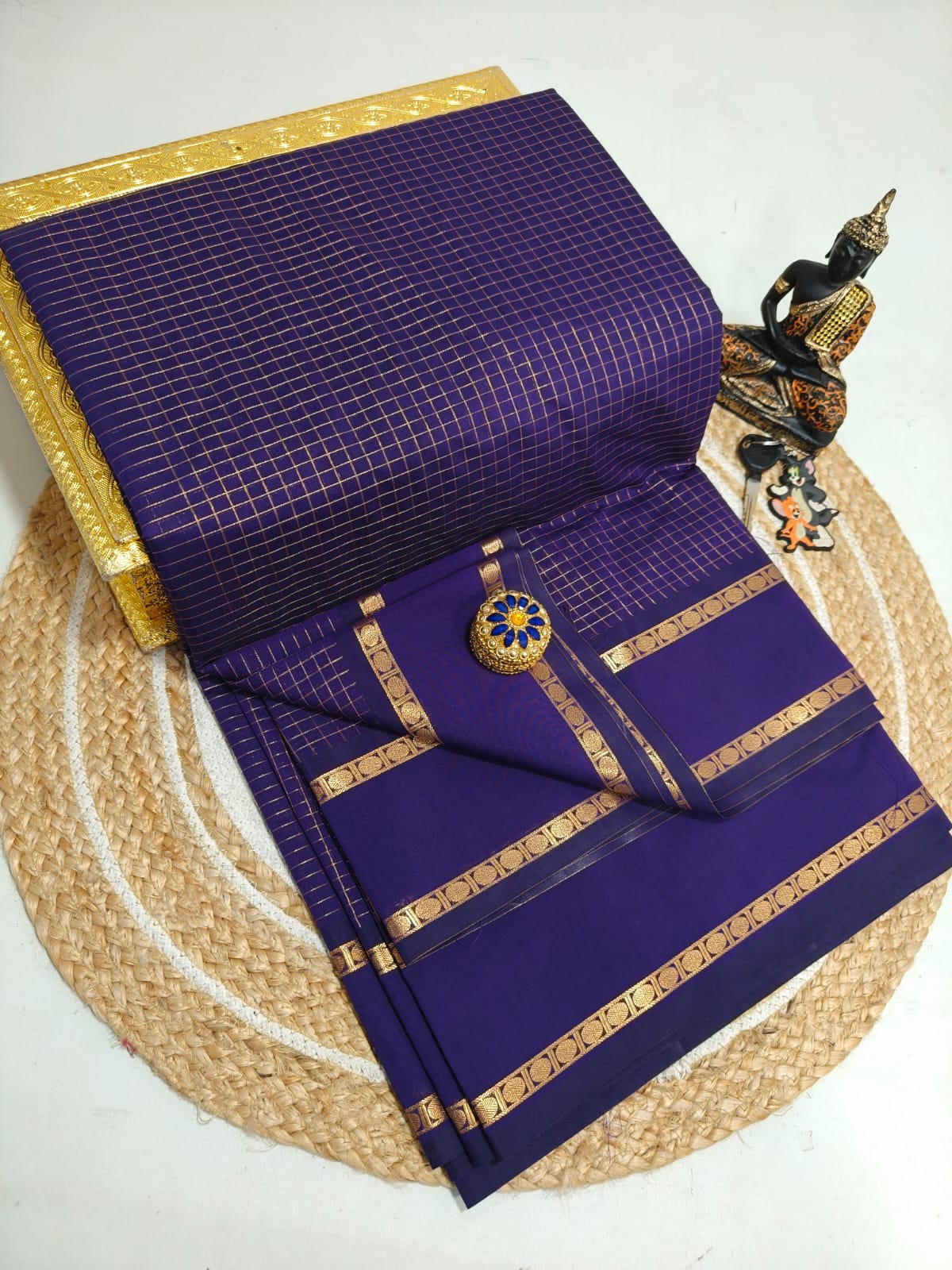 Arani Checked Silk Cotton Sarees