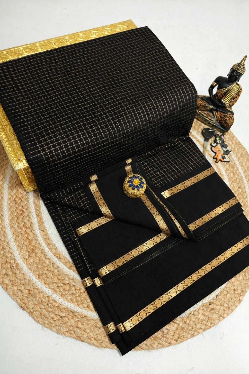 Arani Checked Silk Cotton Sarees