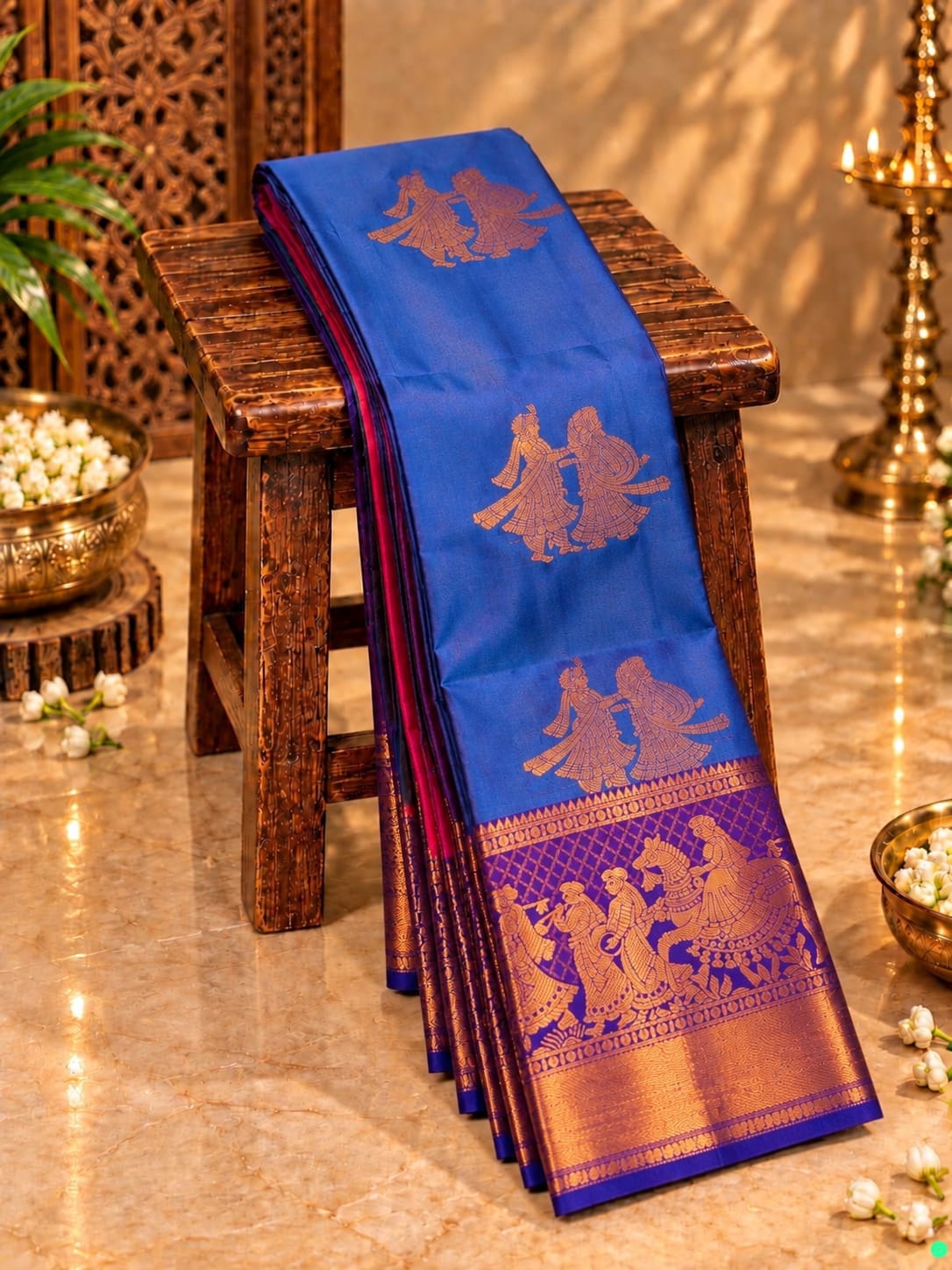 Pallaku Design Kanchi Premium Soft Silk Sarees