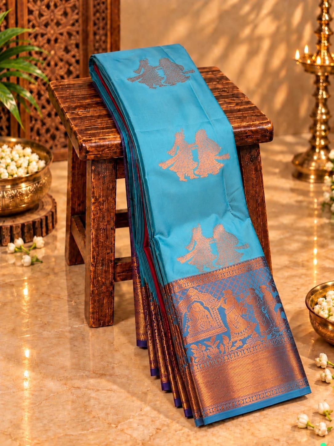 Pallaku Design Kanchi Premium Soft Silk Sarees