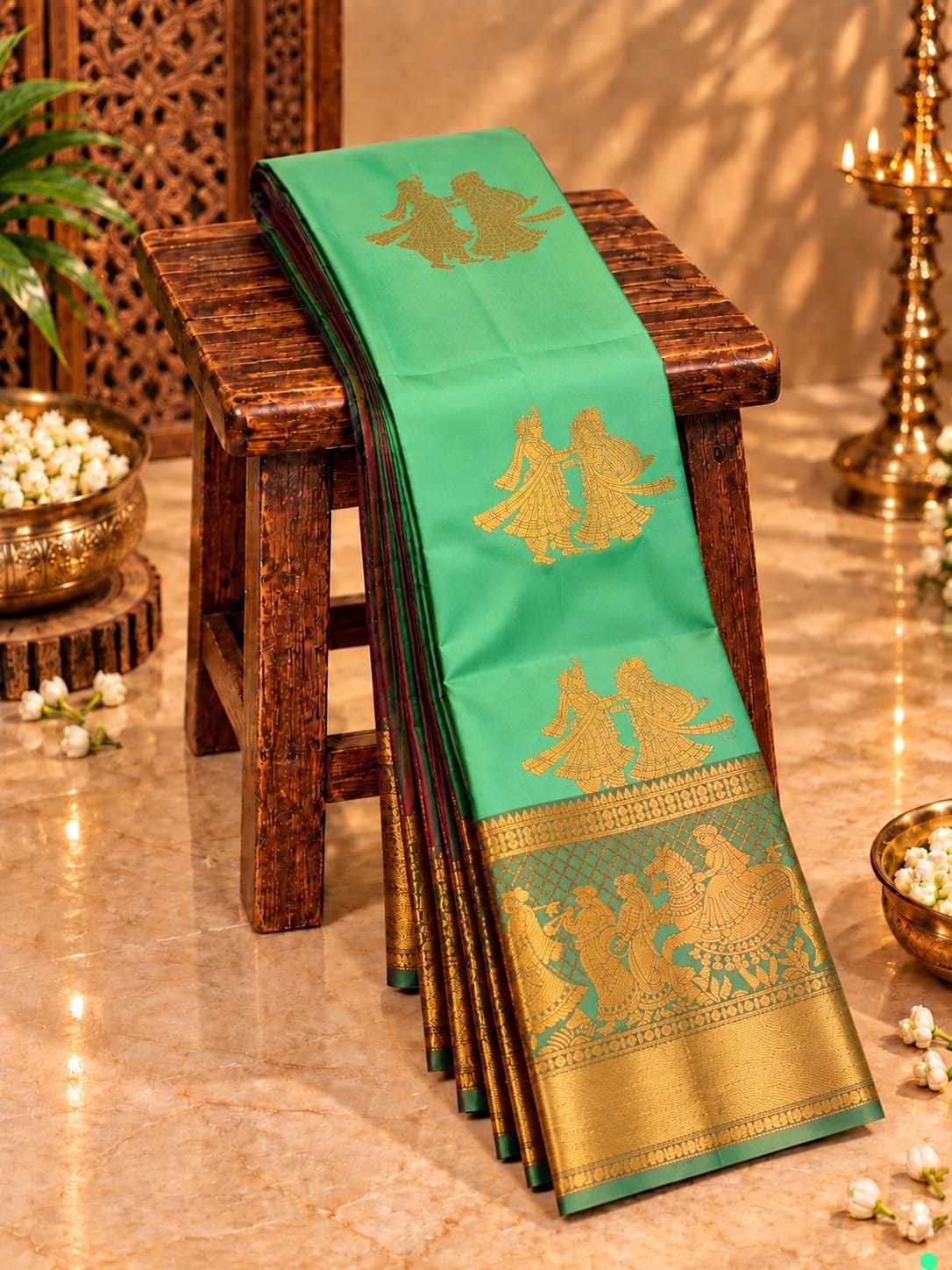 Pallaku Design Kanchi Premium Soft Silk Sarees