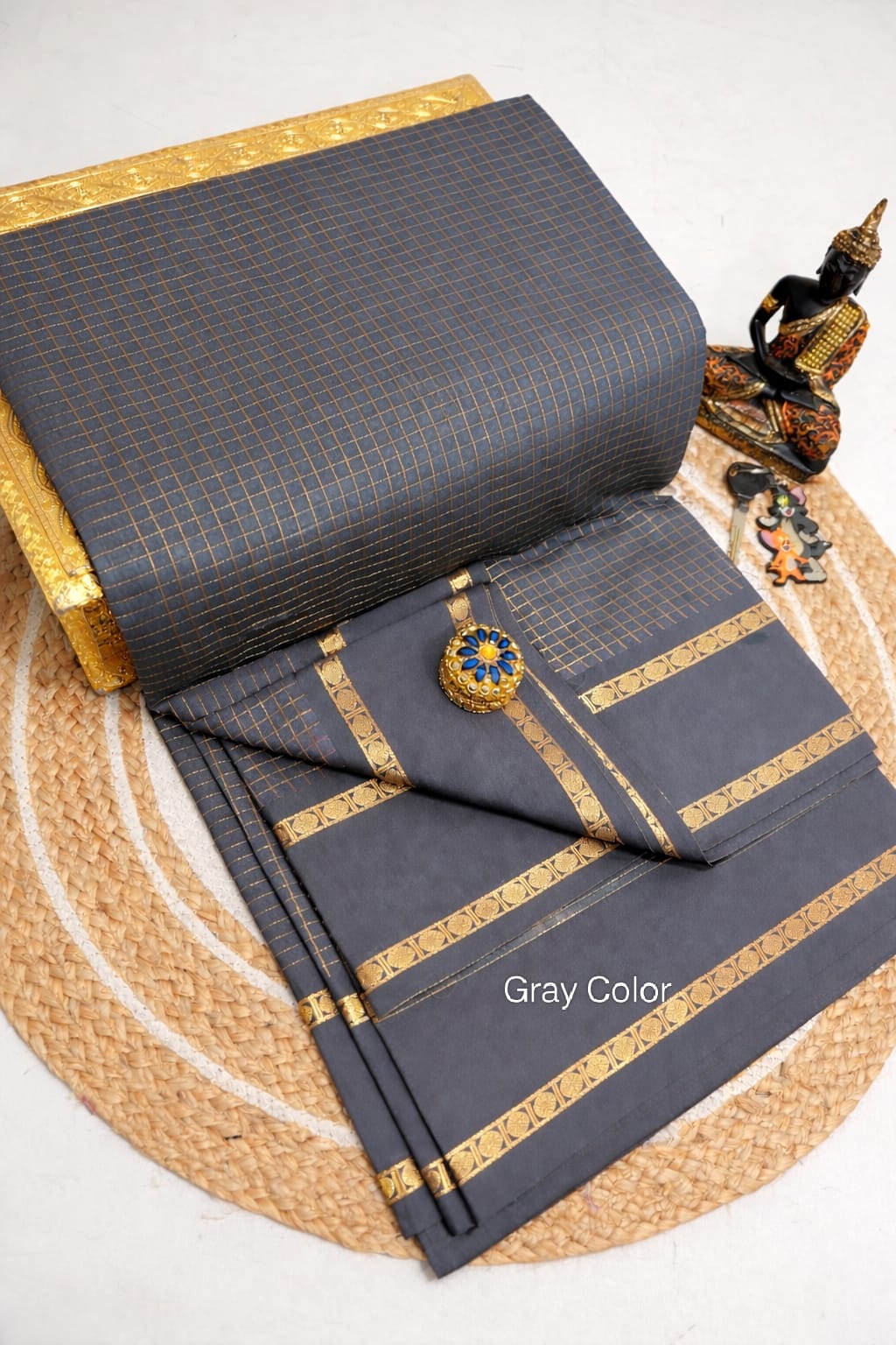 Arani Checked Silk Cotton Sarees