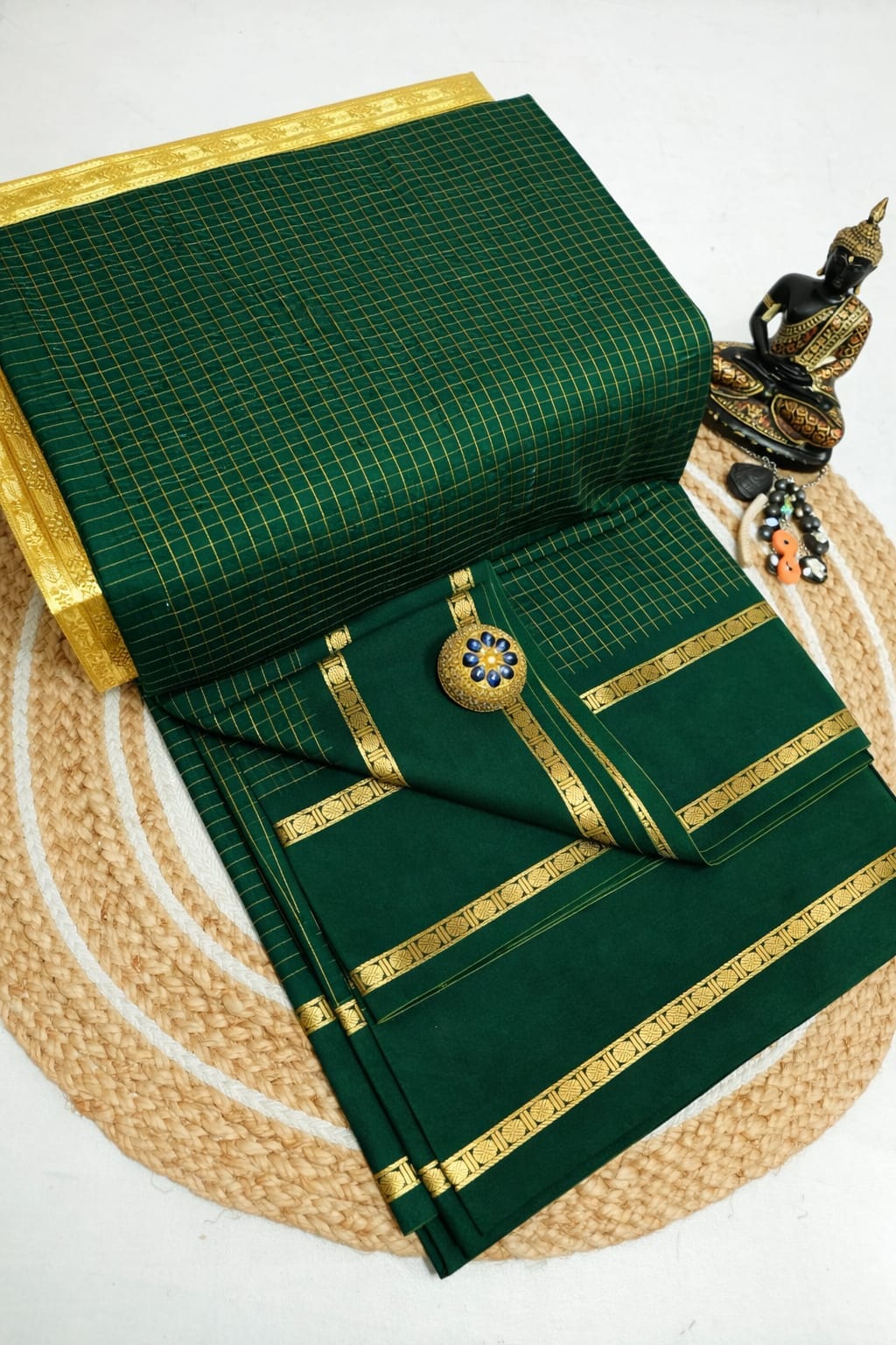 Arani Checked Silk Cotton Sarees