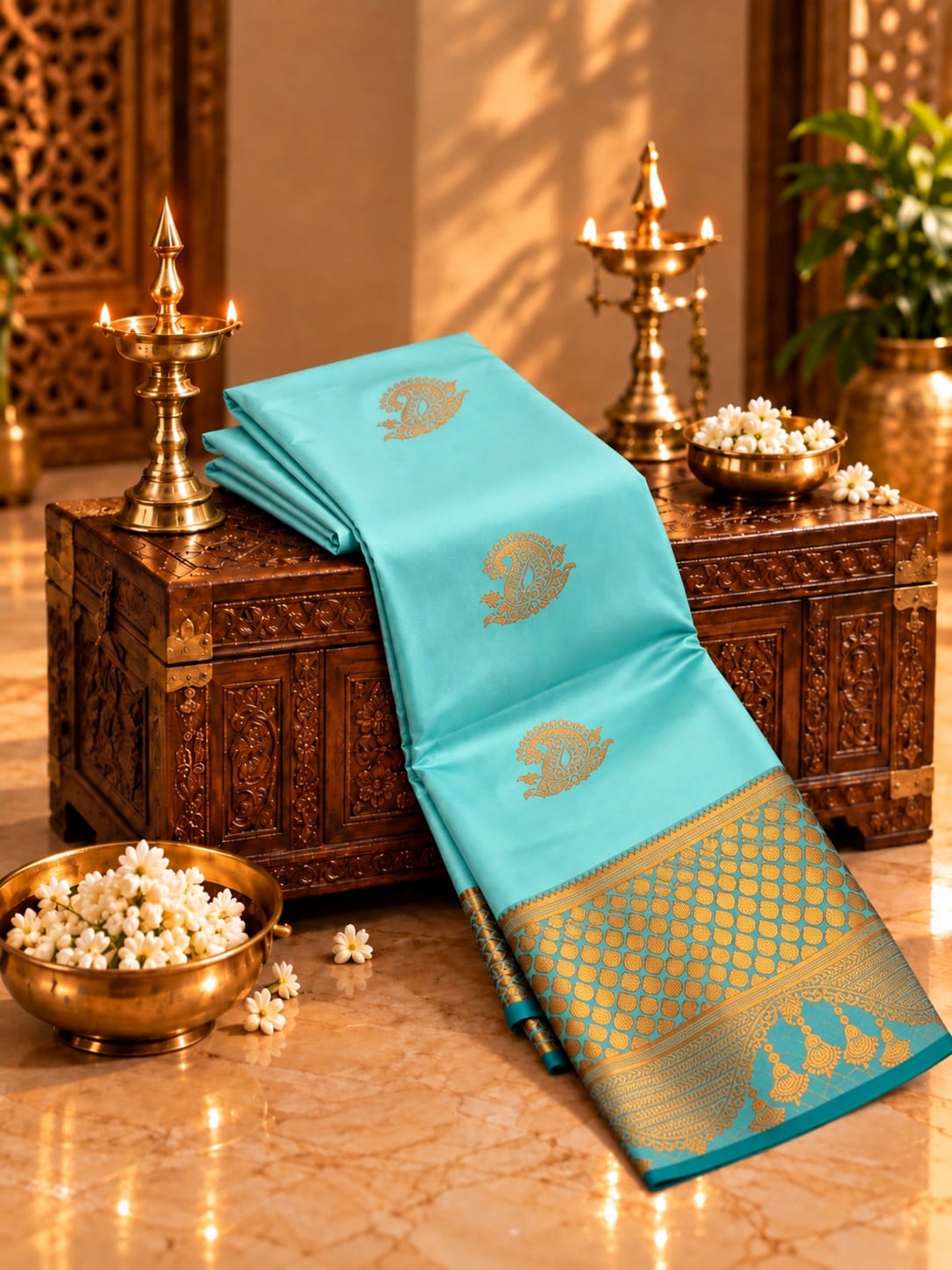 Premium Kanchi Soft Silk Sarees