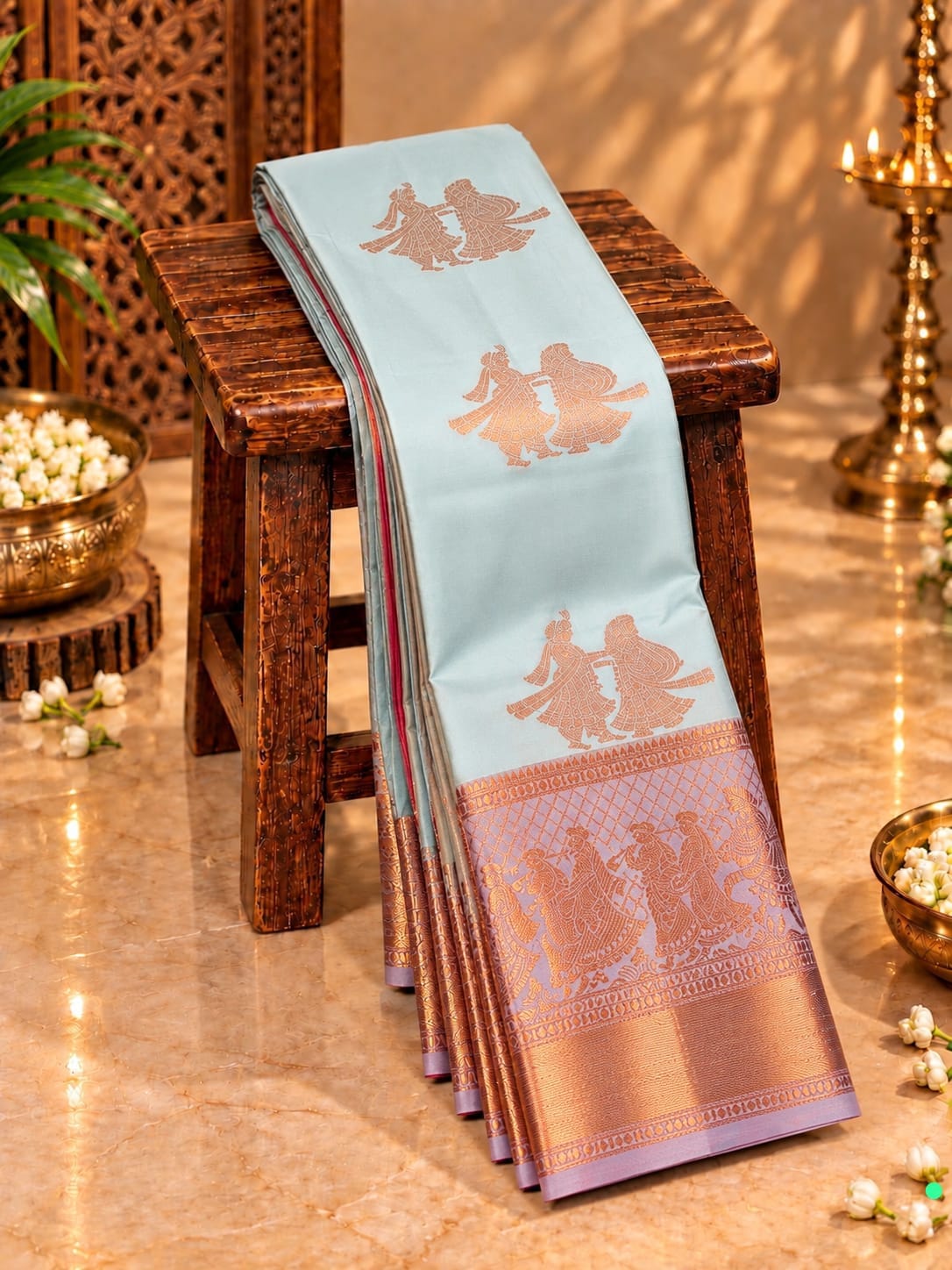 Pallaku Design Kanchi Premium Soft Silk Sarees