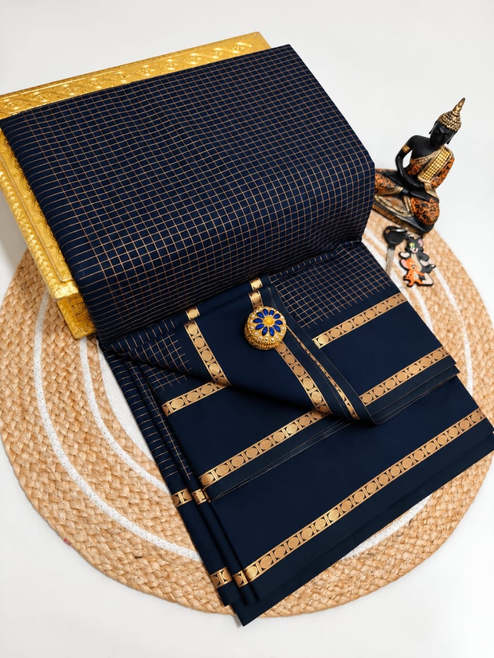 Arani Checked Silk Cotton Sarees