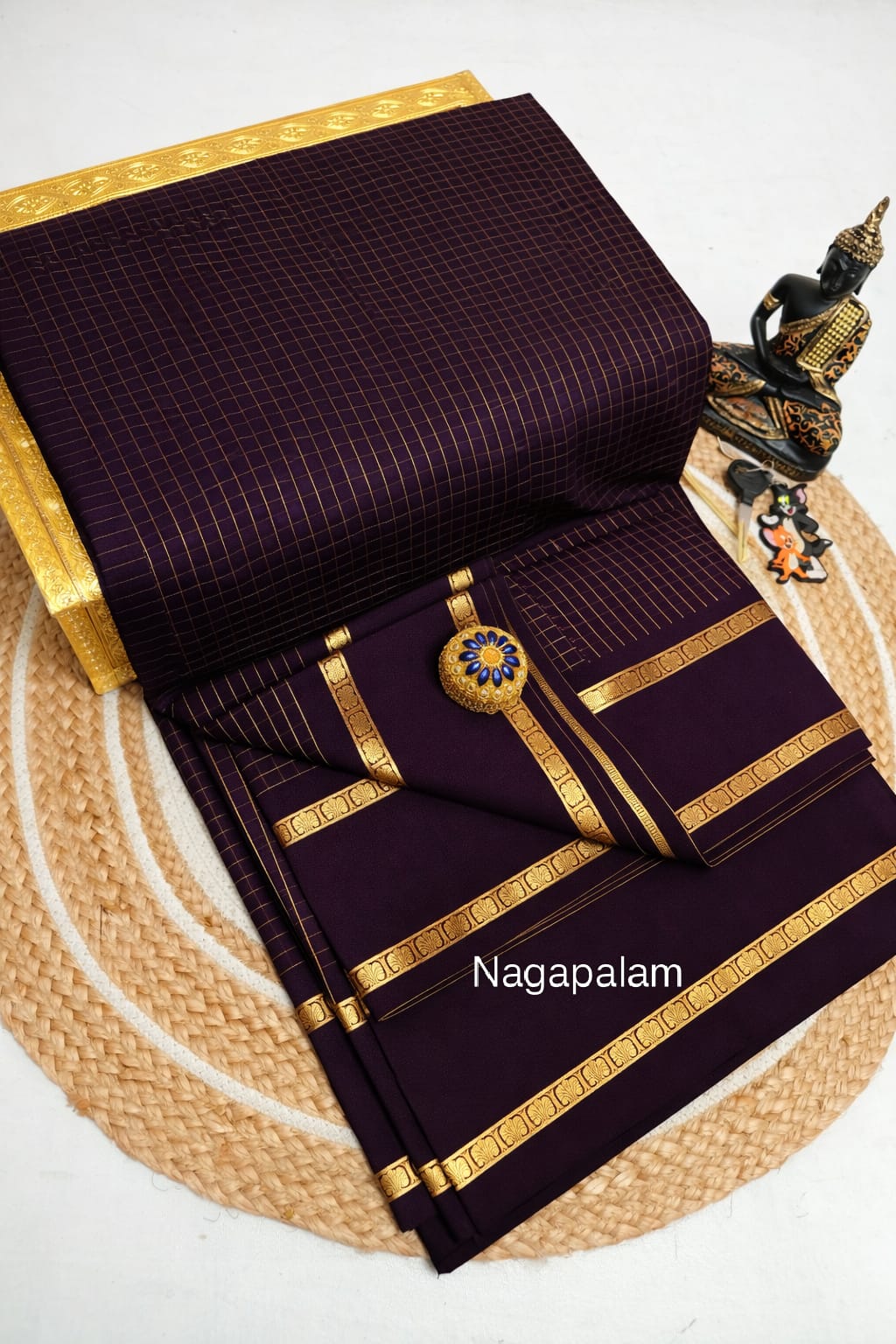 Arani Checked Silk Cotton Sarees