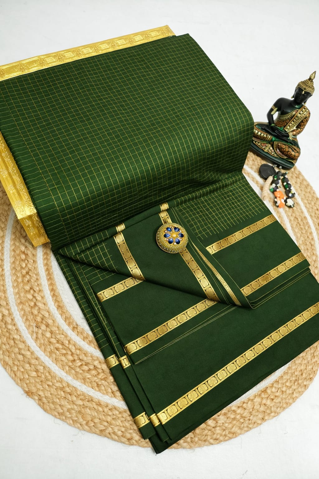 Arani Checked Silk Cotton Sarees