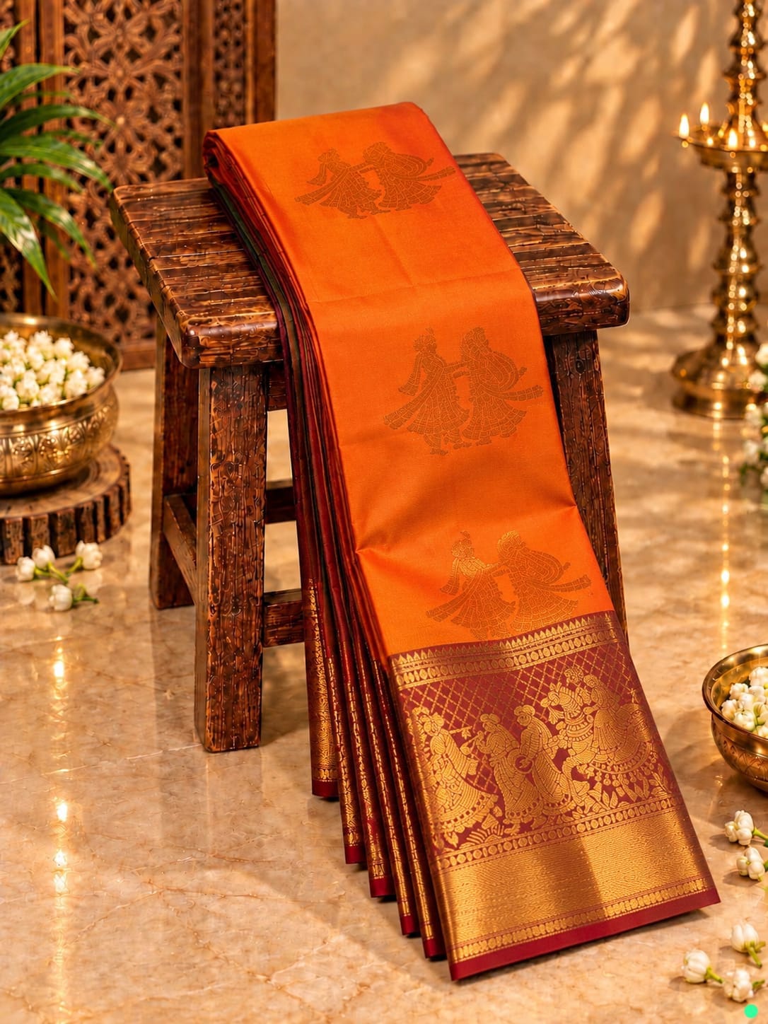 Pallaku Design Kanchi Premium Soft Silk Sarees