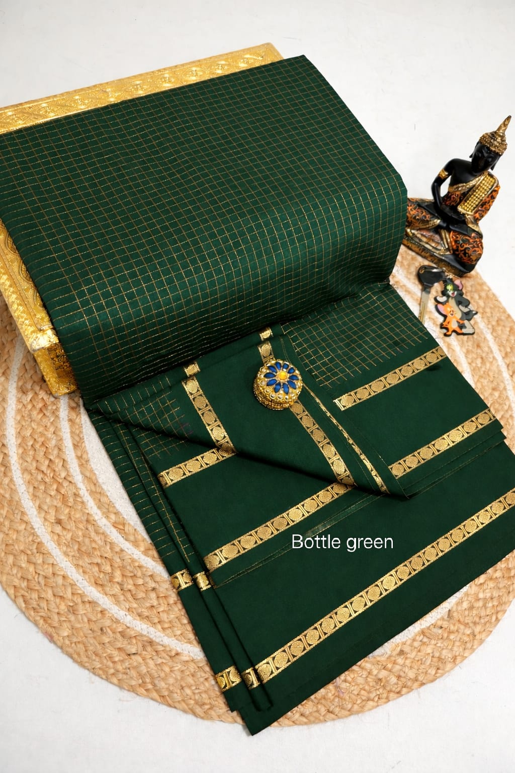 Arani Checked Silk Cotton Sarees