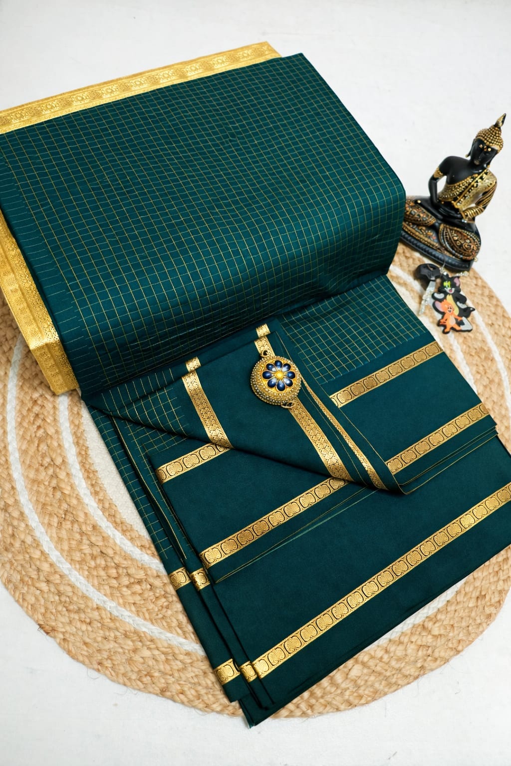 Arani Checked Silk Cotton Sarees