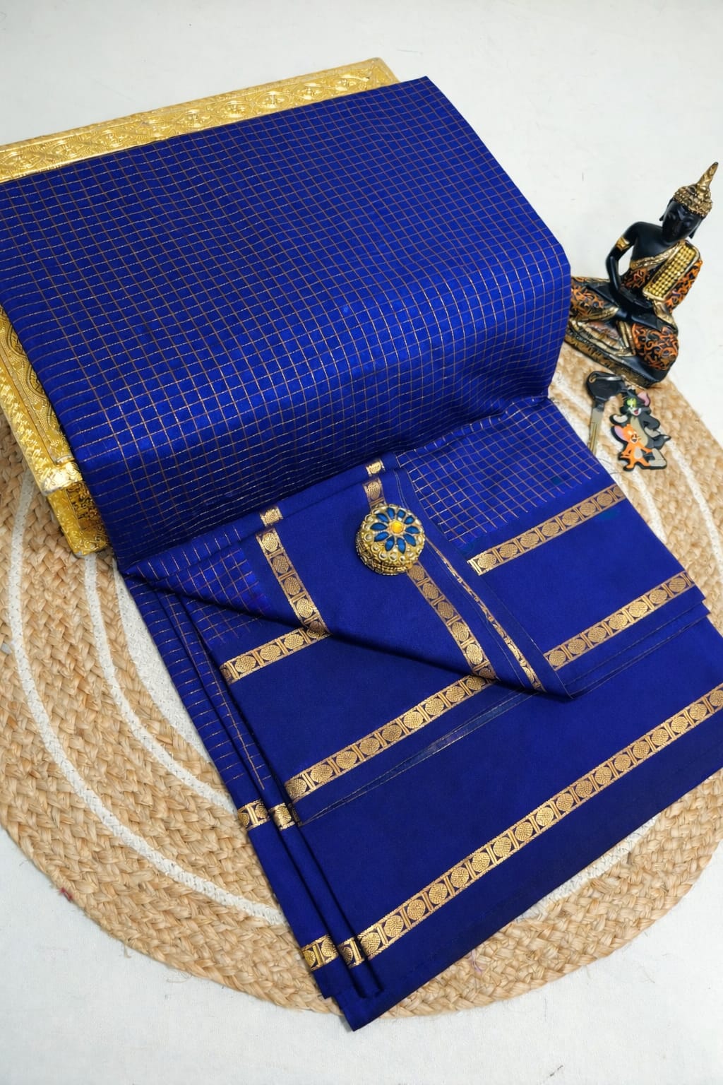Arani Checked Silk Cotton Sarees